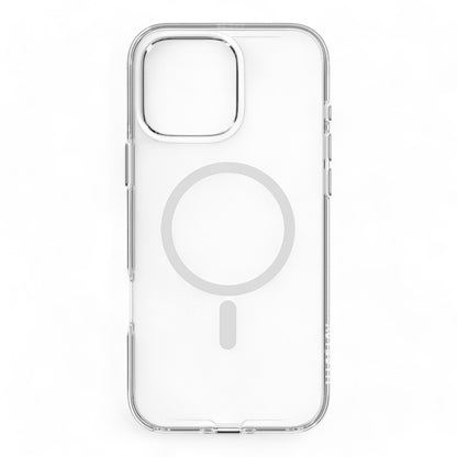 Estuche switcheasy skin iphone 16 pro bright m never yellowing shockproof clear case color transparente