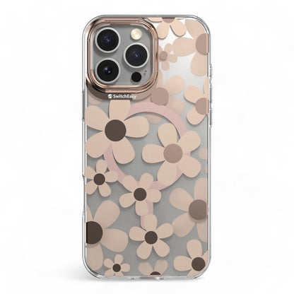 Estuche switcheasy skin iphone 16 pro fleur m 3d patterned shockproof case rosž color rosado arena