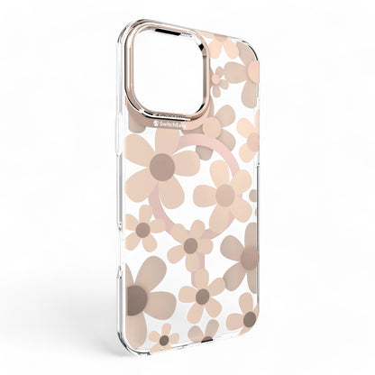 Estuche switcheasy skin iphone 16 pro fleur m 3d patterned shockproof case rosž color rosado arena