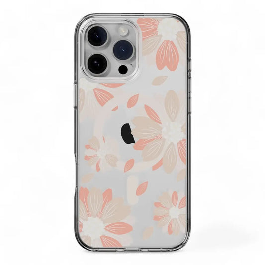 Estuche switcheasy skin iphone 16 pro style m pattern shockproof case pink flower color multicolor DIGITALSHOP