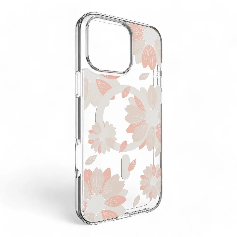 Estuche switcheasy skin iphone 16 pro style m pattern shockproof case pink flower color multicolor DIGITALSHOP