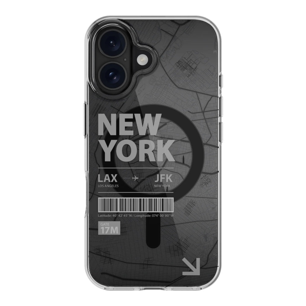 Case switcheasy skin iphone 16 urban m 3d patterned shockproof case for 2024 iphone 2 lenses nyc color multicolor