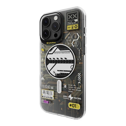 Case switcheasy skin iphone 16 pro max artist m 3d patterned shockproof case for 2024 iphone 3 lenses large cyber color multicolor