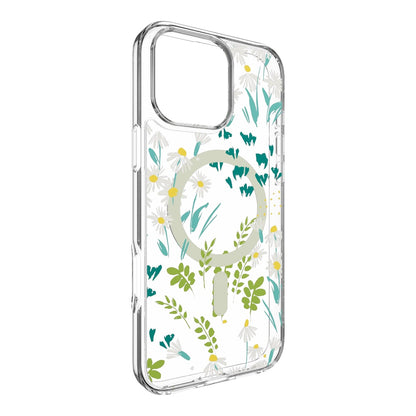 Case switcheasy skin iphone 16 pro style m pattern shockproof case for 2024 iphone 3 lenses daisy color multicolor