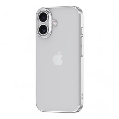 Estuche devia skin iphone 16 glimmer series case(pc) color gris