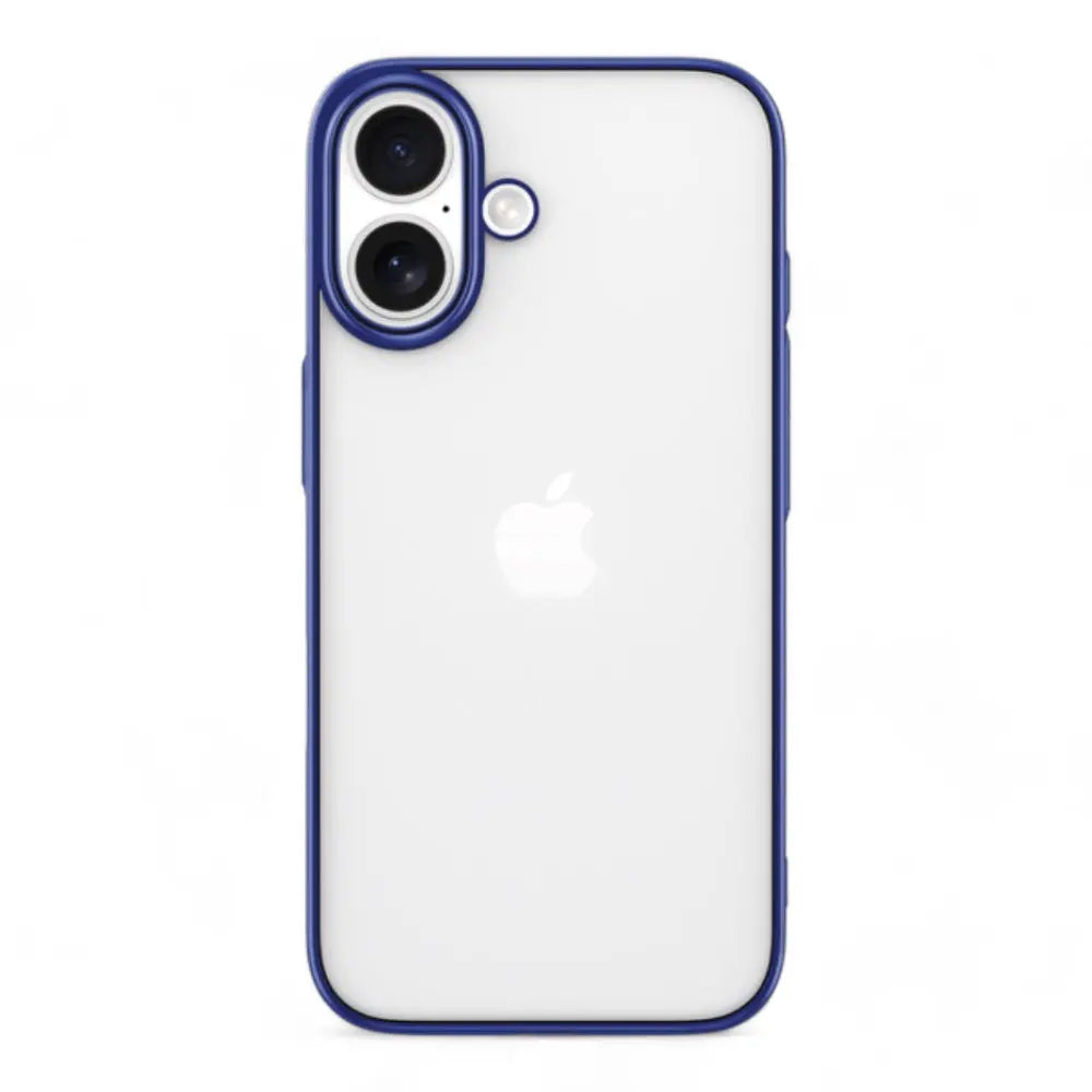 Estuche devia skin iphone 16 glimmer series case(pc) color azul DIGITALSHOP