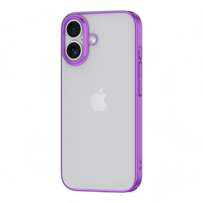 Devia skin iphone 16 glimmer series case(pc) fuchsia color