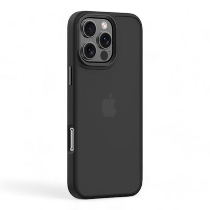 Devia skin iphone 16 pine series shockproof case black color