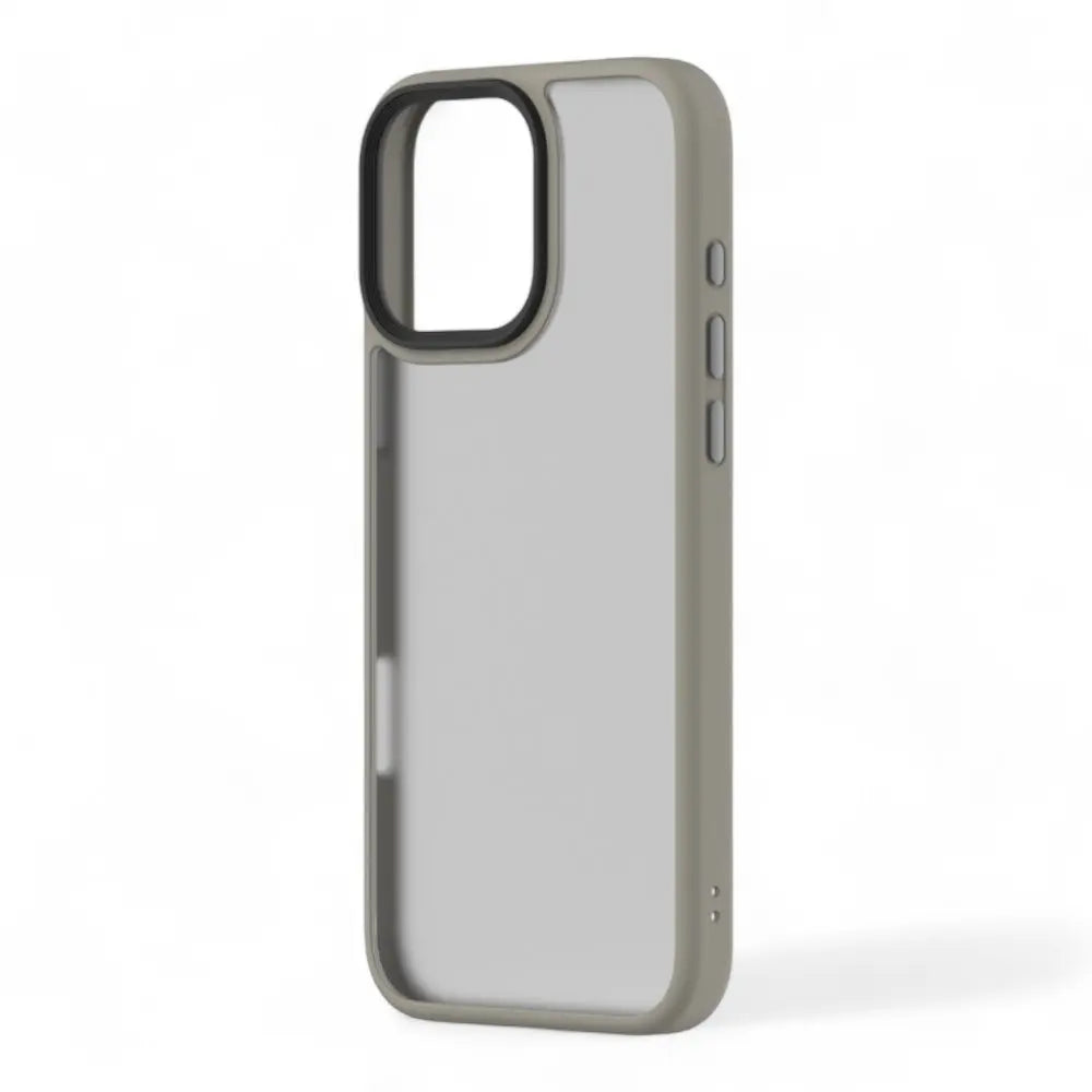 Estuche devia skin iphone 16 pino series shockproof case color gris oscuro DIGITALSHOP