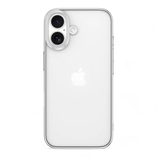 Estuche devia skin iphone 16 plus glimmer series case(pc) color gris DIGITALSHOP