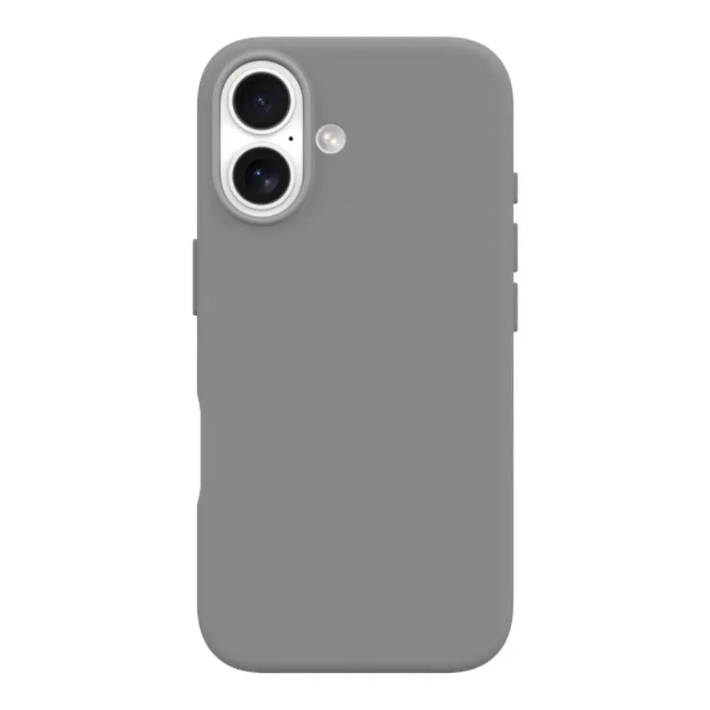 Estuche devia skin iphone 16 plus nature series silicone magnetic case color gris oscuro DIGITALSHOP