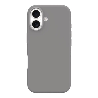 Estuche devia skin iphone 16 plus nature series silicone magnetic case color gris oscuro DIGITALSHOP