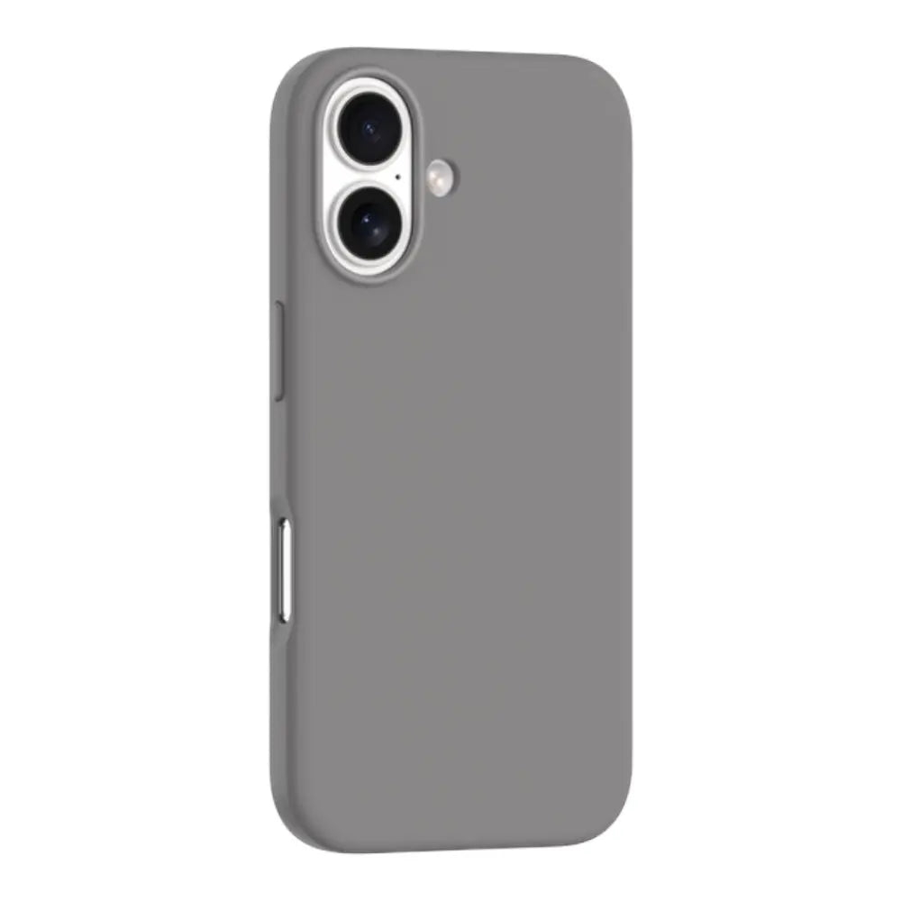 Estuche devia skin iphone 16 plus nature series silicone magnetic case color gris oscuro DIGITALSHOP