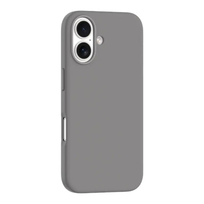 Estuche devia skin iphone 16 plus nature series silicone magnetic case color gris oscuro DIGITALSHOP