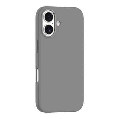 Devia skin iphone 16 plus nature series silicone magnetic case dark grey color