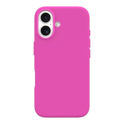 Estuche devia skin iphone 16 plus nature series silicone magnetic case color rosado suave DIGITALSHOP