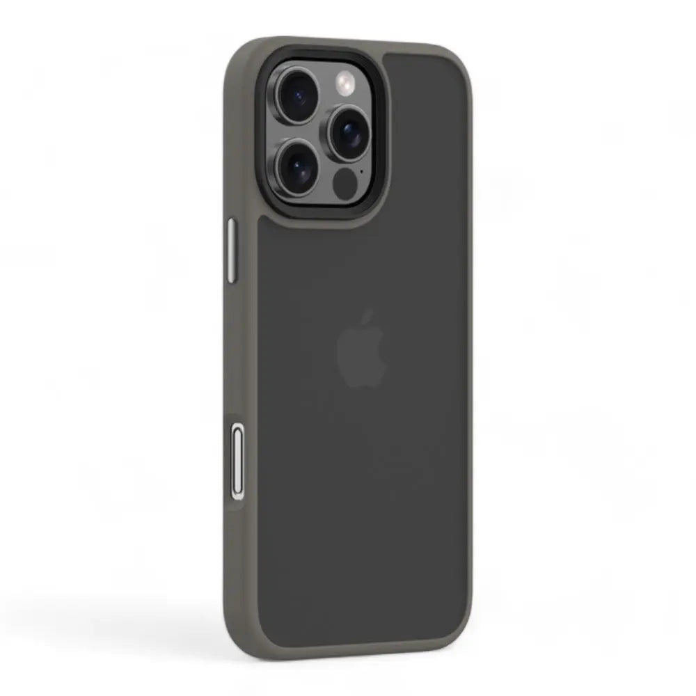 Estuche devia skin iphone 16 plus pino series shockproof case color gris oscuro DIGITALSHOP