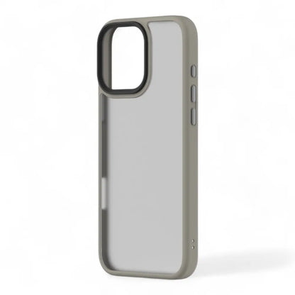 Estuche devia skin iphone 16 plus pino series shockproof case color gris oscuro DIGITALSHOP