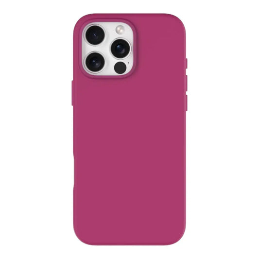 Estuche devia skin iphone 16 pro max nature series silicone magnetic case color rosado suave DIGITALSHOP