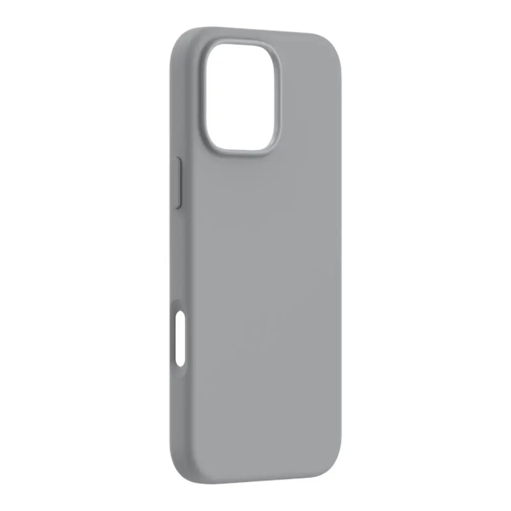 Estuche devia skin iphone 16 pro nature series silicone magnetic case color gris oscuro DIGITALSHOP