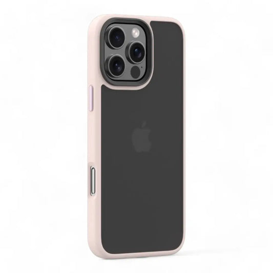 Estuche devia skin iphone 16 pro pino series shockproof case color fucsia DIGITALSHOP