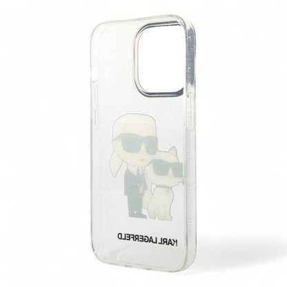 Karl Lagerfeld Hc Iml Glit Nft K&amp;C Transparent Iphone 15 Pro Max Case Transparent Color