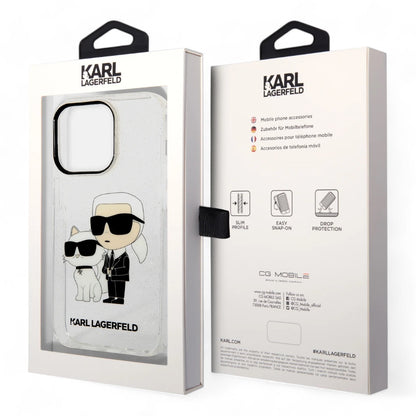 Karl Lagerfeld Hc Iml Glit Nft K&amp;C Transparent Iphone 15 Pro Max Case Transparent Color