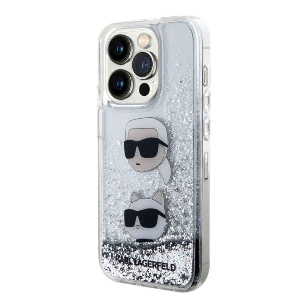 Karl Lagerfeld Hc Liq Case. Glitter Kc White Iphone 15 Pro Max Color Blanco