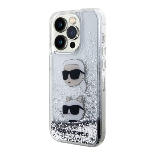 Estuche Karl Lagerfeld Hc Liq. Glitter Kc White Iphone 15 Pro Max Color Blanco