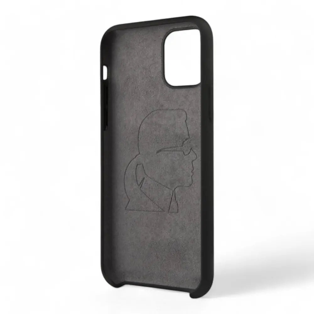 Estuche Karl Lagerfeld Silicone Ikonik Pink Outline Black Iphone 11 Color Negro DIGITALSHOP