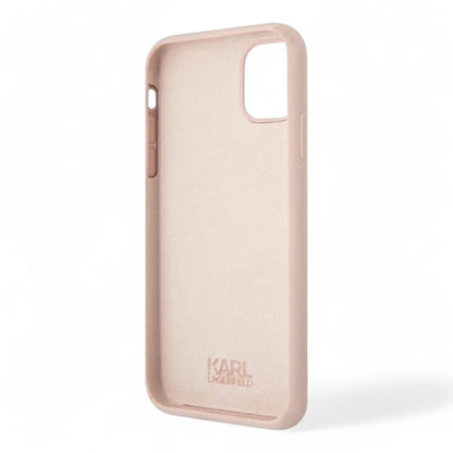 Karl Lagerfeld Hc Silicone Choupette Head Pink Case Iphone 11 Pink Color