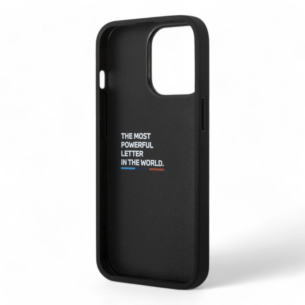 Bmw Hc Pu Carbon Black M Iphone 15 Pro Max Case Black