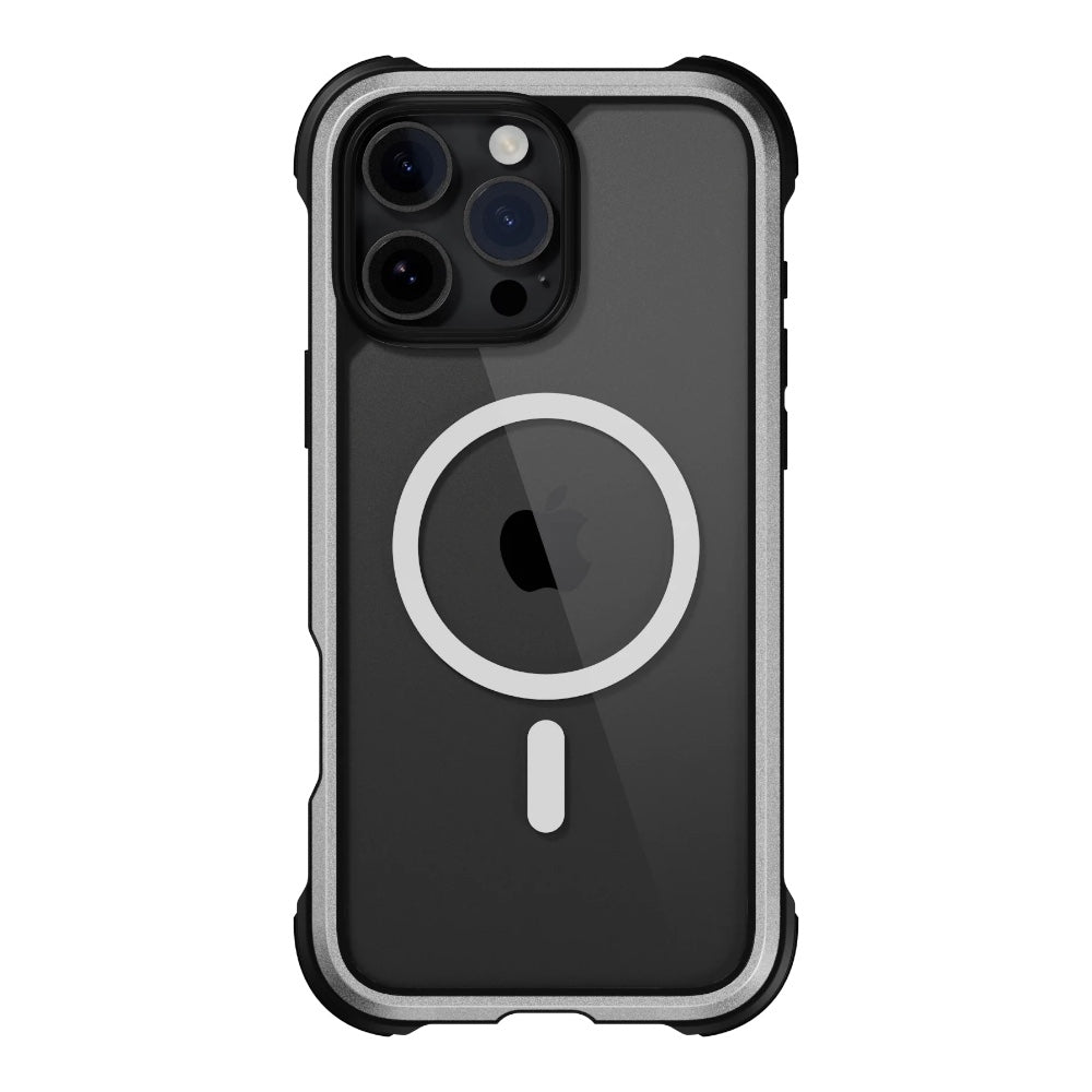 Case mageasy skin iphone 16 pro odyssey m rugged utility protective case for 2024 iphone 3 lenses color gray