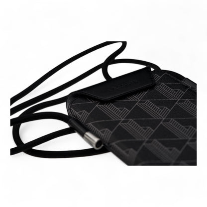 Estuche lacoste skin bolsa universal  color negro