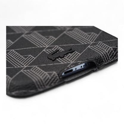 Estuche lacoste skin bolsa universal  color negro