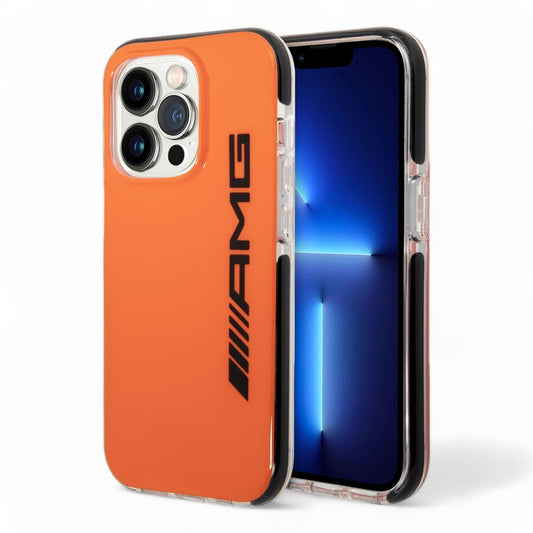 Amg Hc Pc/Tpe Orange Black Case Iphone 14 Pro Max Color Black