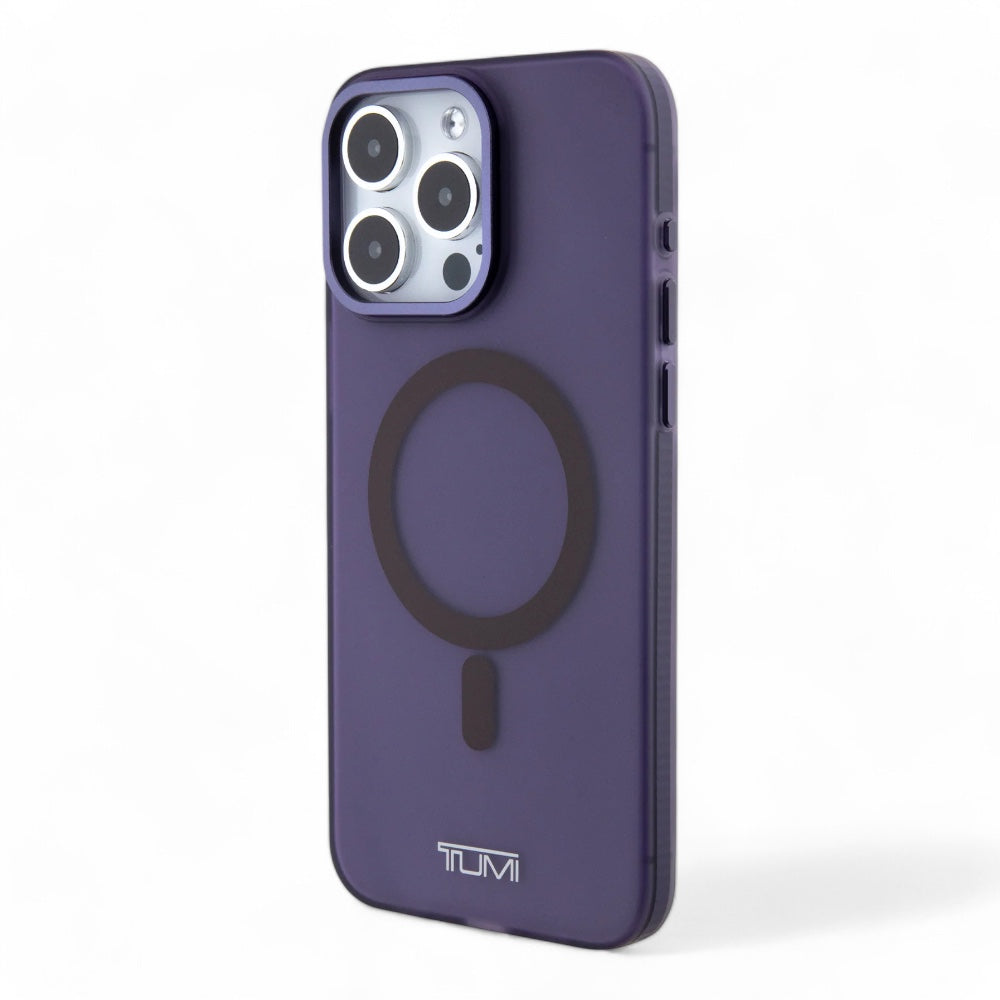 Estuche Tumi Hc Frosted Magsafe Transparent Iphone 15 Pro Max Color Morado DIGITALSHOP