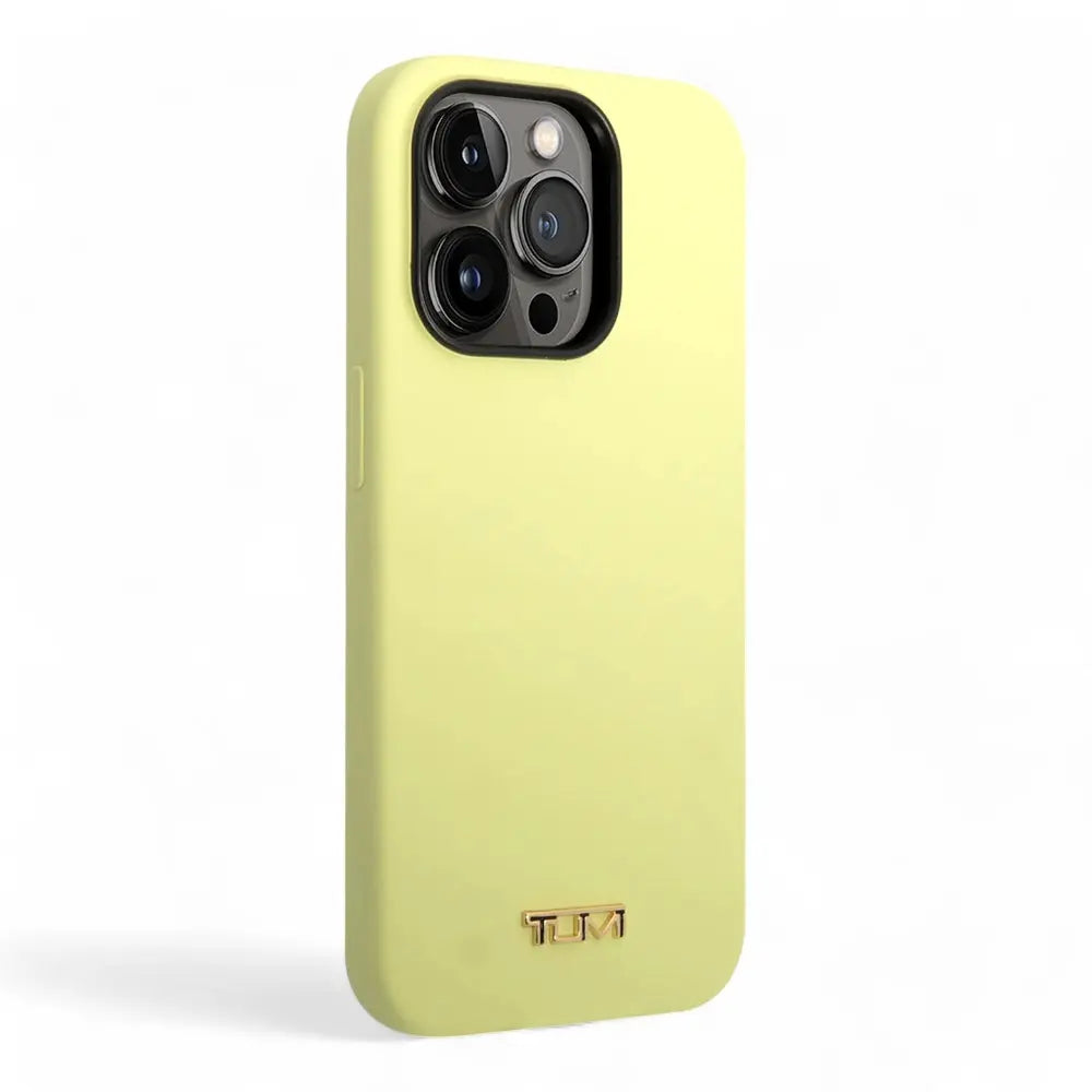 Estuche Tumi Hc Women Liquid Silicone Sage Iphone 14 Pro Max Color Amarillo DIGITALSHOP