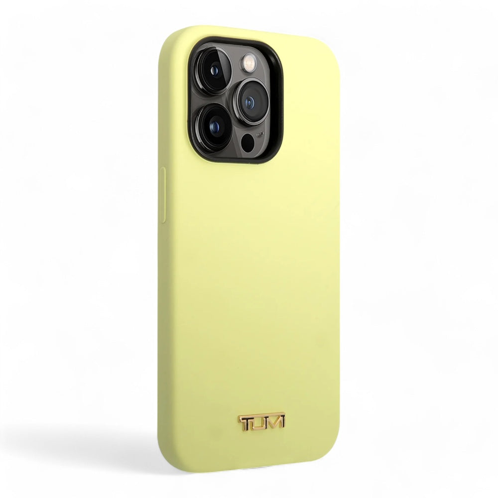 Tumi Hc Women Liquid Silicone Sage Iphone 14 Pro Max Case Yellow