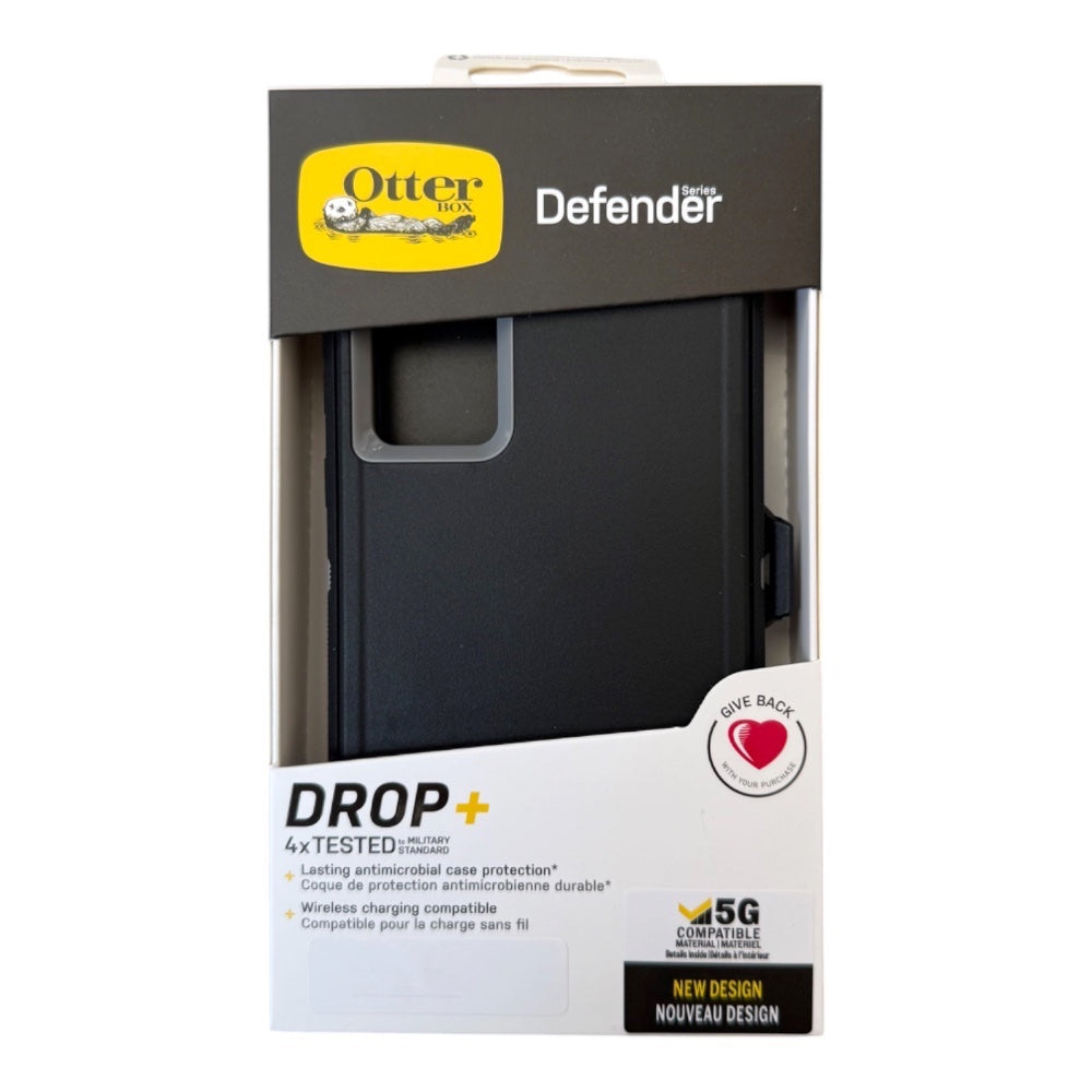 Estuche otterbox defender con clip  color  negro / gris modelo  samsung a35