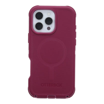 Estuche otterbox defender con magsafe y clip color corinto modelo iphone 16 pro max
