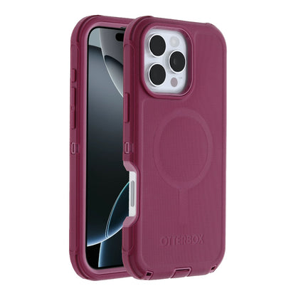 Estuche otterbox defender con magsafe y clip color corinto modelo iphone 16 pro max