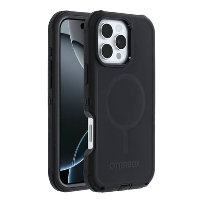 Estuche otterbox defender con magsafe y clip color negro modelo iphone 16 pro