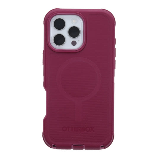 Estuche otterbox defender con magsafe y clip color corinto modelo iphone 16 pro