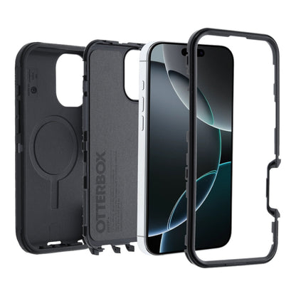 Estuche otterbox defender con magsafe y clip color corinto modelo iphone 15 pro max