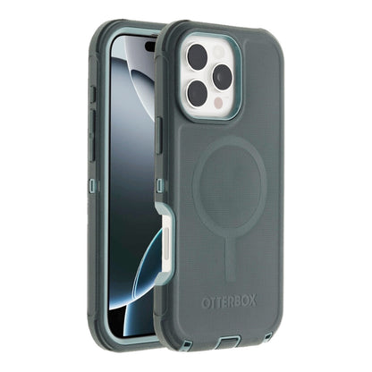 Estuche otterbox defender con magsafe y clip color menta modelo iphone 14 pro max