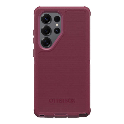 Estuche otterbox defender con magsafe y clip color corinto modelo samsung 25 ultra