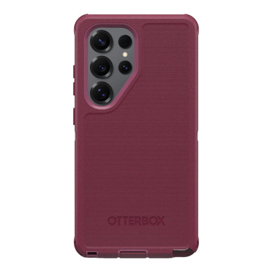 Estuche otterbox defender con magsafe y clip color corinto modelo samsung 25 ultra