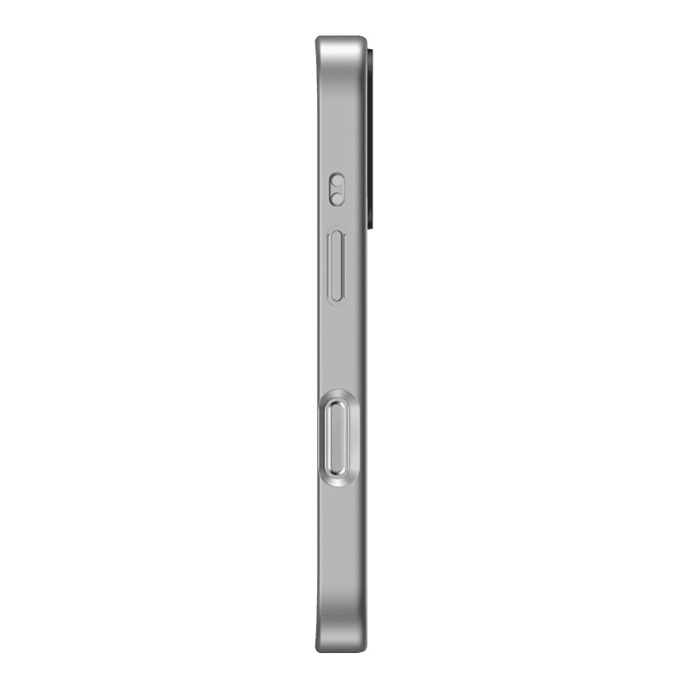 Casetify mirror marco blanco iphone 15  color gris
