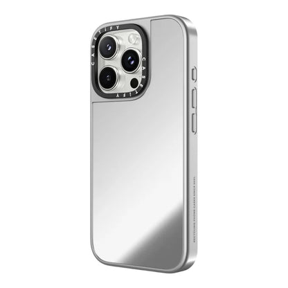 Case Casetify Mirror marco Blanco iPhone 16 Gris